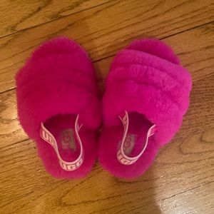 Pink baby ugg slippers
